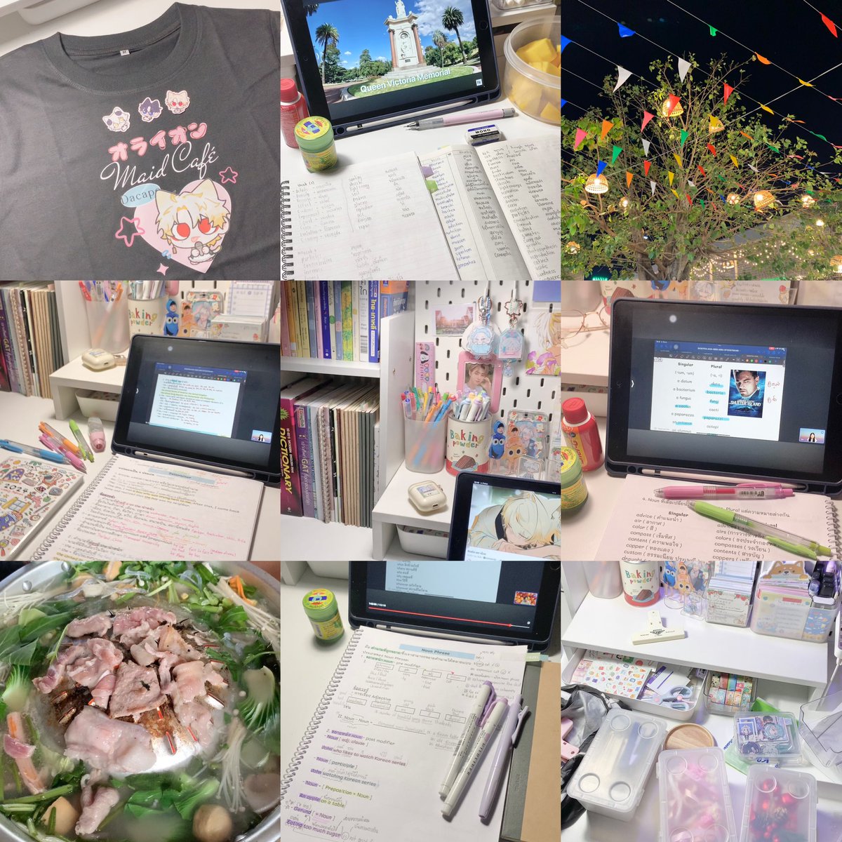 ppwixstudyy's tweet photo. 𐙚 recap 7 - 15 April 2024 🐠👚⭐️
𓇼 eng - เรียนพี่โม 4 เทป
𓇼 sci - ติวกับพี่เซ้น / vocab
เป็นอาทิตย์ที่มีอะไรให้ทำเยอะมากก ได้พักผ่อนดูหนังด้วย รู้สึกใช้เวลาคุ้มทุกวัน enjoy week mak👍🏻👍🏻 ฟินสุดคือเรียนพี่โมไป 4 เทปฉ่ำๆท่องศัพท์อีก🌴👀🌺🩱
#วันนี้dek68ทำอะไร #ppwixstudy https://t.co/gVBTqIxrSS