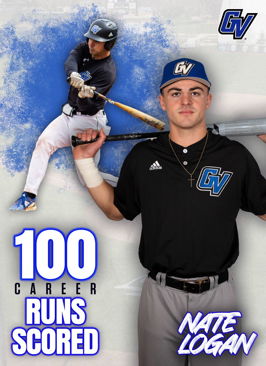 Congrats to Nate Logan on reaching the 100 runs scored milestone for a career. Great job Nate and keep crossing home plate. #AnchorUp