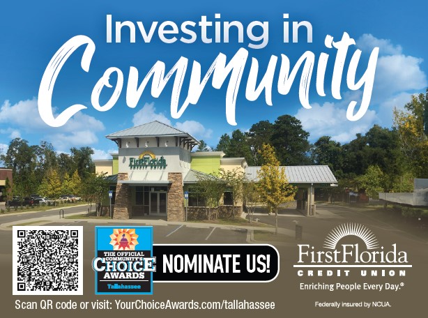 FirstFloridaCU's tweet photo. We π TLH! Nominate First Florida to be your 2024 Community's Choice Credit Union: https://t.co/TPWxS3W1Fk π³οΈ
#CommunityChoice #FFCUinTLH #InvestinginCommunity #FFCUcares https://t.co/UjQefRee6E
