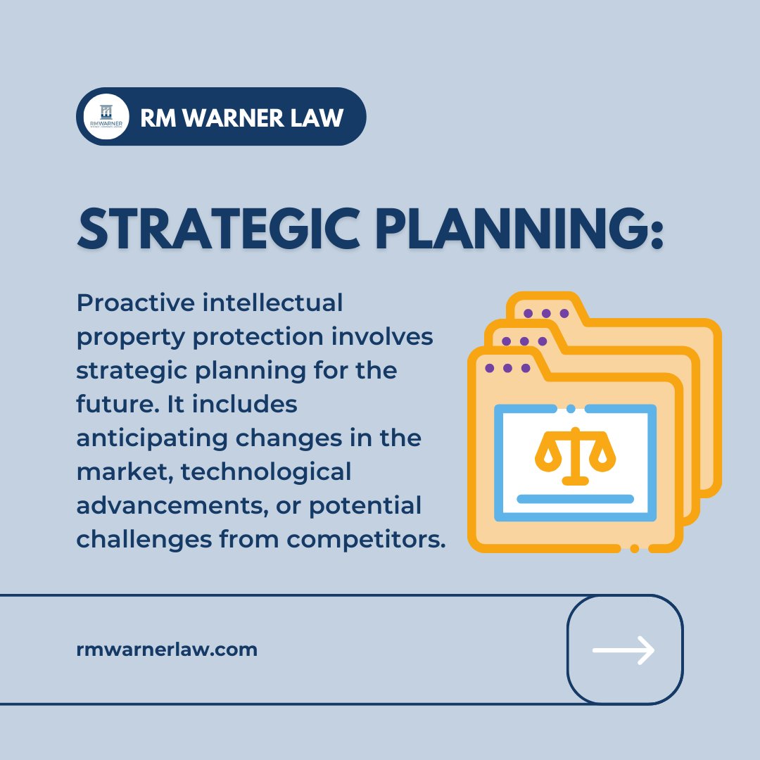 RMWarnerLaw1's tweet image. Is it important to register #intellectualproperty right away? YES! A proactive stance with #intellectualpropertyprotection is far more effective than any reactive measure. Ensure your assets are protected by consulting an #intellectualpropertylawyer through the link in our bio!