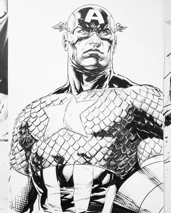 #JasonFabok #CaptainAmerica #comicbookart