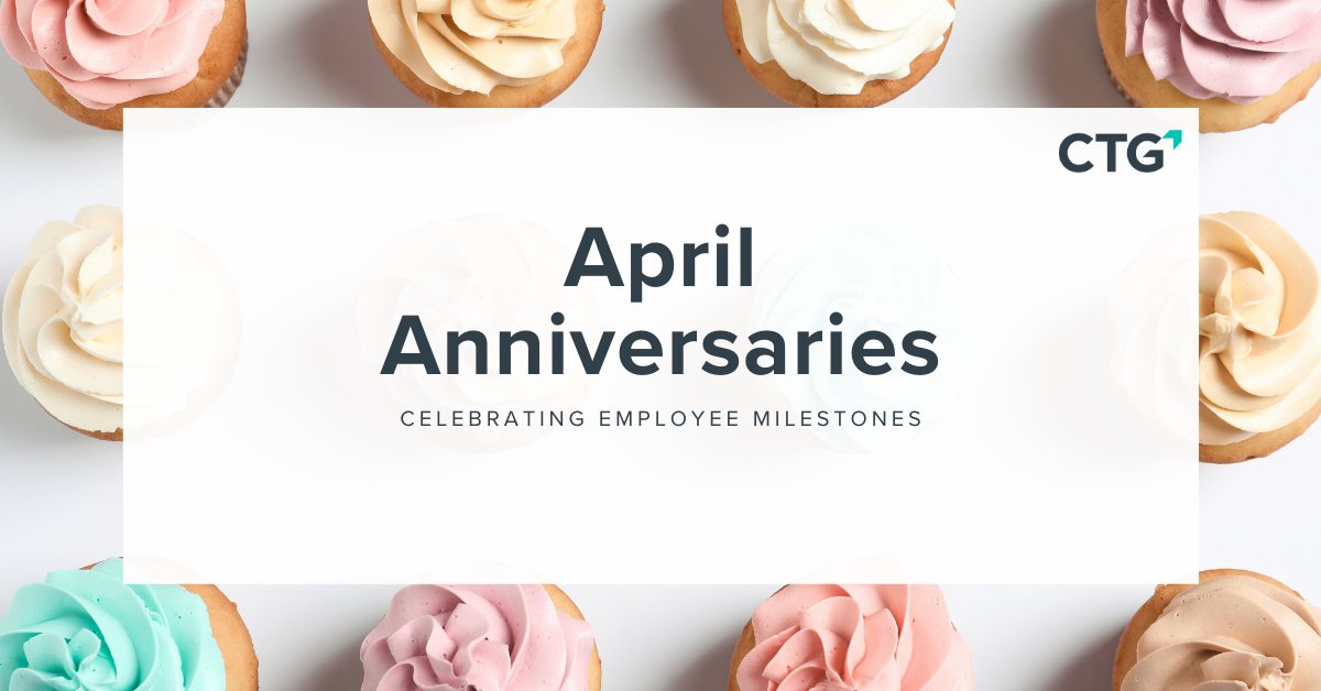 Please join us in congratulating Kelley W. (10 years), Stephen C. (5 years), and Mark B. (5 years), on their work anniversary with CTG! Thank you for your dedication to supporting our clients’ #digitaltransformation goals! Learn more: bit.ly/3L4idKX