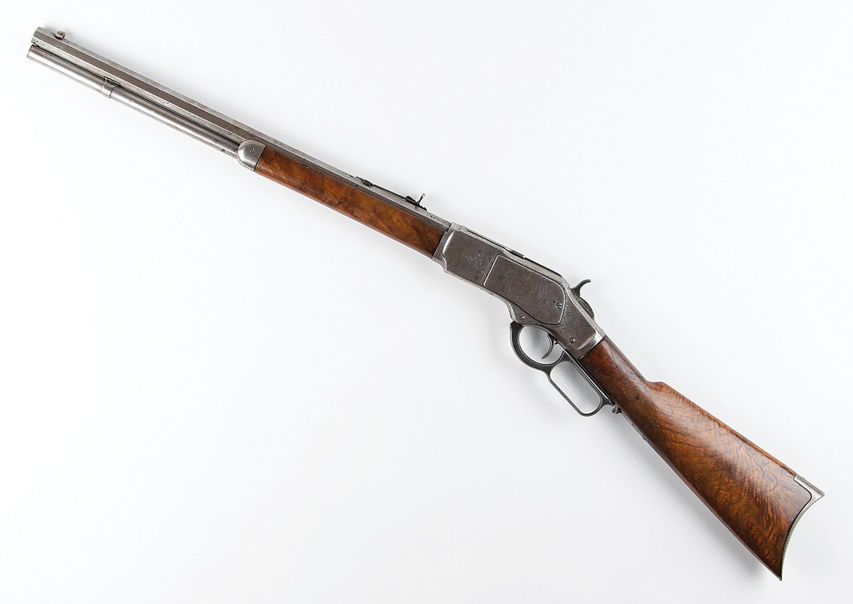 Winchester model 1873 lever action rifle.