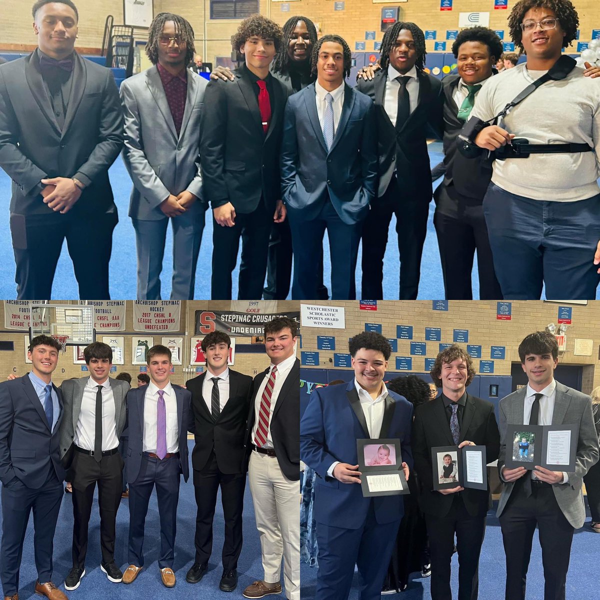 Some pictures from Stepinac Football at the 2024 Mom prom. They dress to impress!