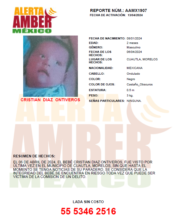 #AlertaAMBER