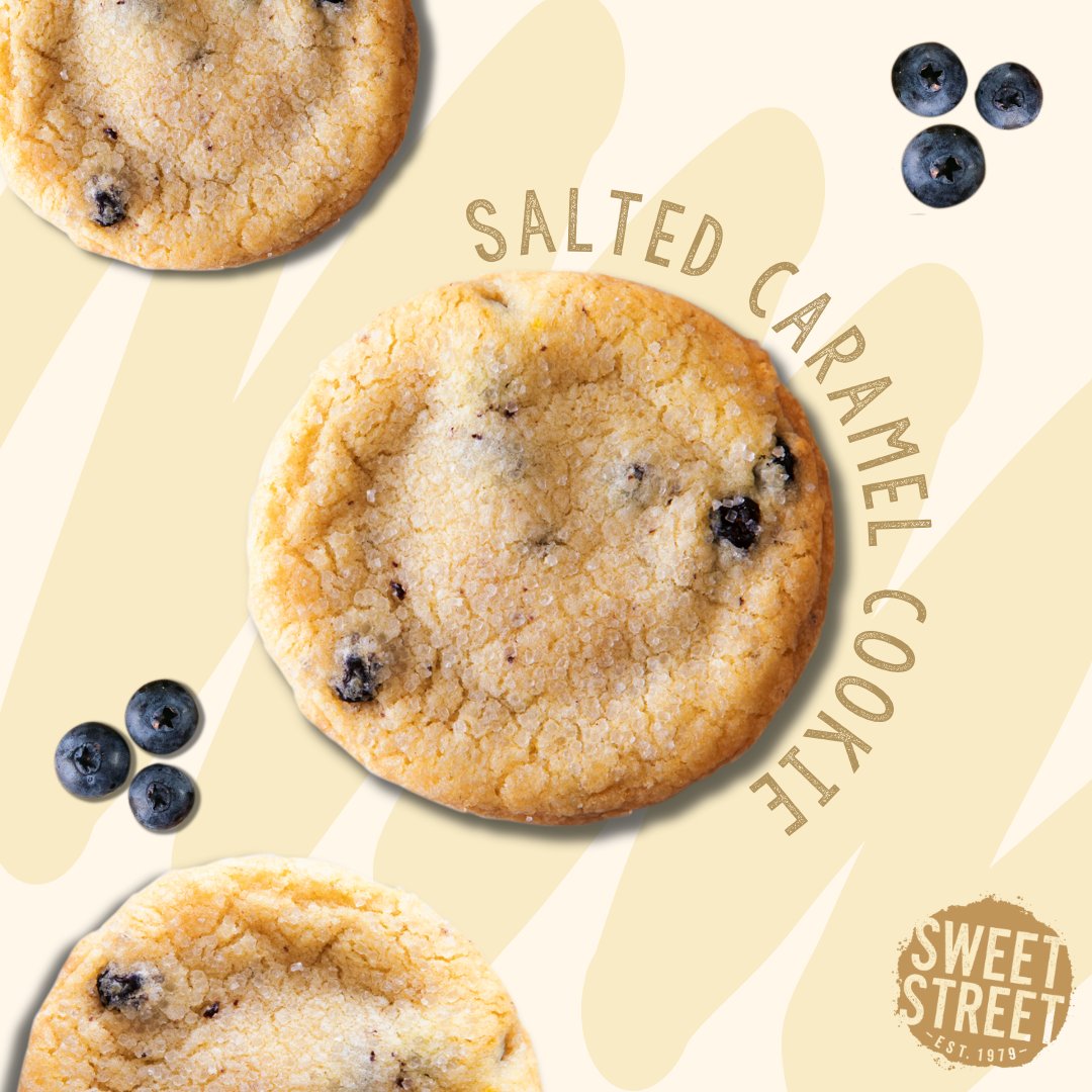 Get ready for sunshine in every bite! Our Lemon Blueberry Manifesto Cookie is the perfect treat for the sun-kissed days ahead! ☀️🍋💙 . . #sweetstreet #sweetstreetdesserts #lemon #lemonblueberry #lemoncookie #lemonblueberrycookie #sharesweetness