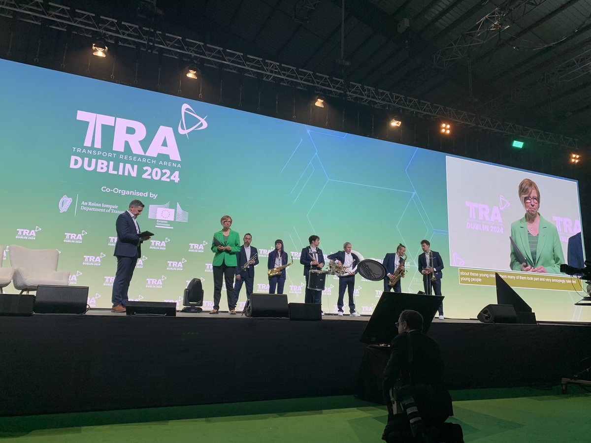 #TRA2024 Dublin 🇮🇪 Day1: It started full of energy with rich Irish culture, drums and river dance, #EU keynote and opening by @MagdaKopczynska, touring stands, strategic session on #RoadSafety #VisionZero! Great stuff!! @EamonRyan @Transport_EU