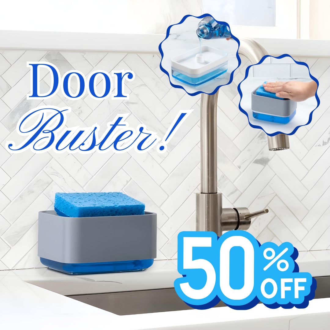 Tired of fumbling with a slippery soap bottle? Get a grip on 50% Off Soap Dispensers. Original price: $12.99. Don't let this deal slip away! 🫧

#doorbusters #fredrickshallmark #hallmark #springdeals #springcleaning #soapdispensers #spongeholder #kitchenaccessories #springsales