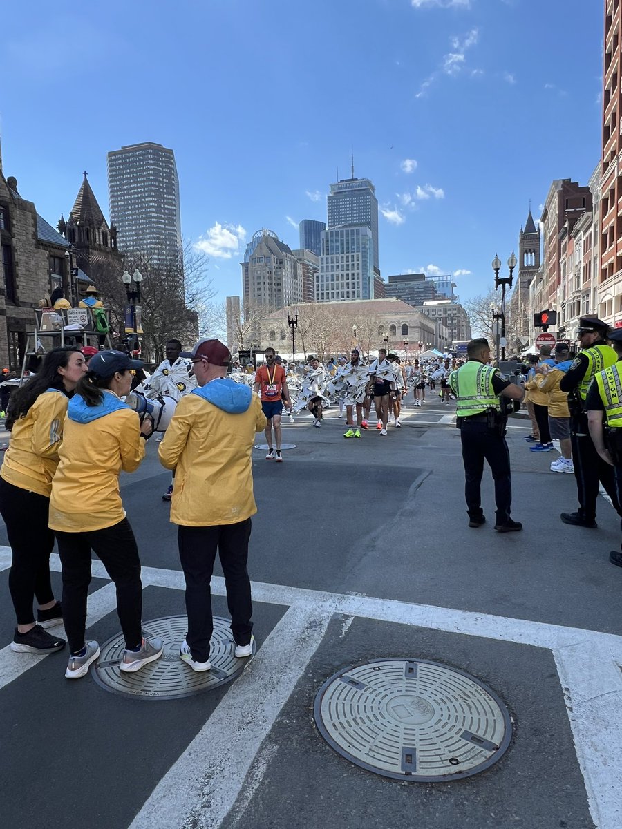 Hundreds of runners are crossing the finish line at the 128th <a href="/bostonmarathon/">Boston Marathon</a> We’ll bring you the scenes from the finish line coming up on  <a href="/WMassNews/">Western Mass News</a> at 4,5 &amp; 6!!