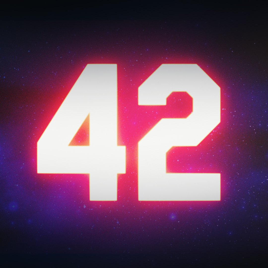 42 forever. #Jackie42