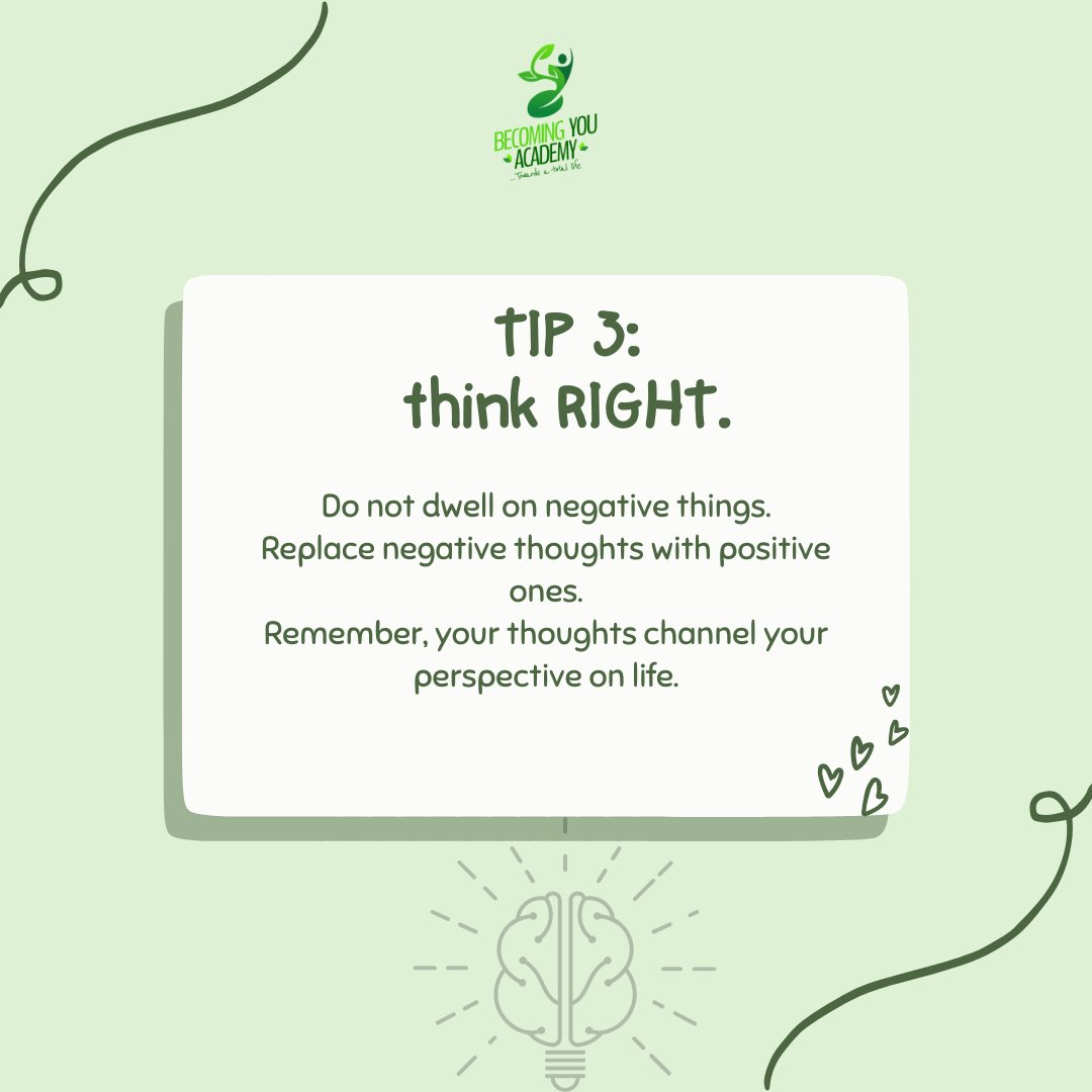 becomingyou_aca's tweet image. Its going to be a great new week for you!

... Towards a total life 🌱

#you #letstalkmentalhealth #apriltips #tips #selflove #mentalhealthmatters #mindfulness #selfcare #wellness #positivevibes #healthymind #becomingyouacademy #towardsatotallife