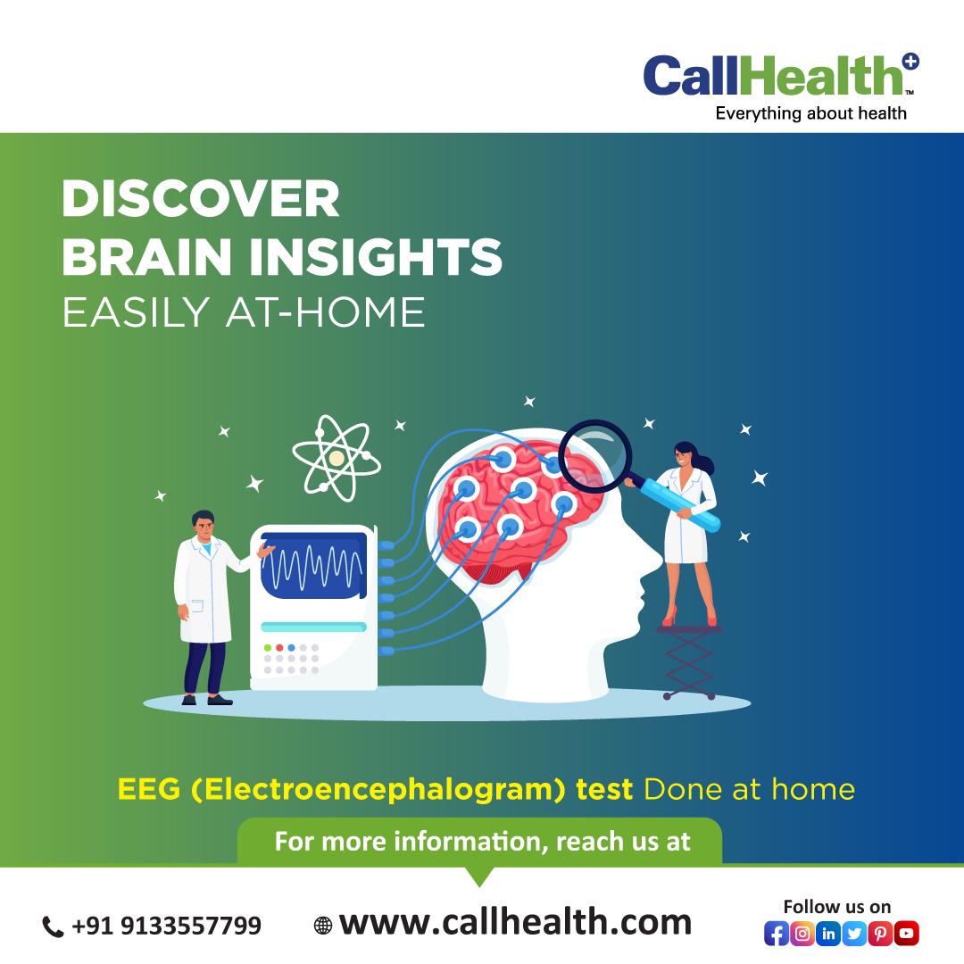 Now get#eeg done in the comfort of your home! #CallHealth’s at-home#eeg service ensures convenience and enables long-term monitoring. To book an at-home#eeg#test or to know more details: Web:callhealth.com Call: +91 9133557799 #eeg#test#healthcare#athome#brainhealth#