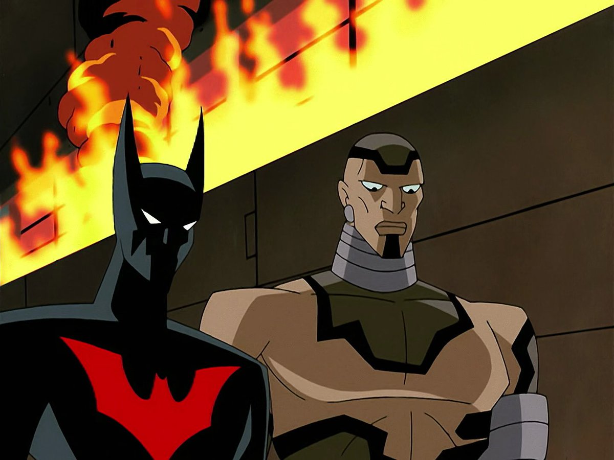 The Batman Beyond episode 'Plague' debuted on this day (Apr. 15) in 2000. The Stalker returns and teams-up with Batman, instead of hunting him, in order to find the fiendish False Face before he's able to get a deadly virus into the hands of Kobra! #BatmanBeyond #DCAU #Batman