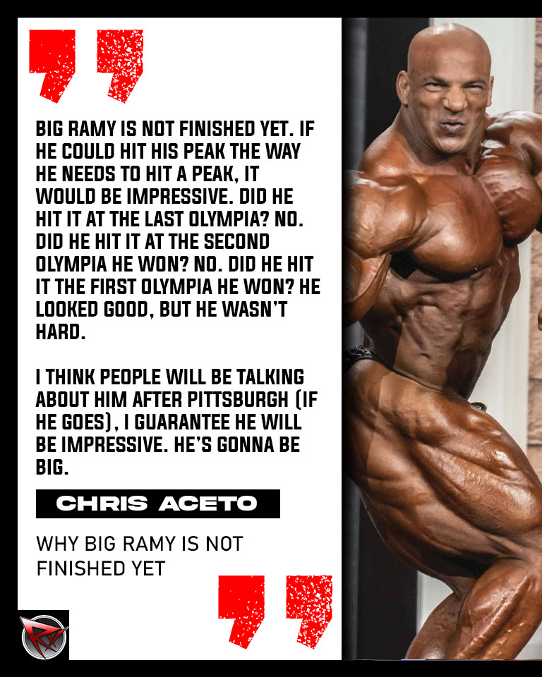 👀 Chris Aceto on Big Ramy last night on Heavy Muscle Radio. Do you AGREE or DISAGREE?