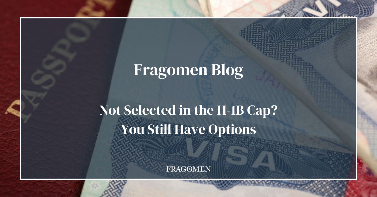 In our new blog post, Senior Associate Sarah Melnick discusses the available #immigration options for individuals not selected in this year's #H1BLottery, which has now concluded, with results posted on April 1: bit.ly/4awFS0B.