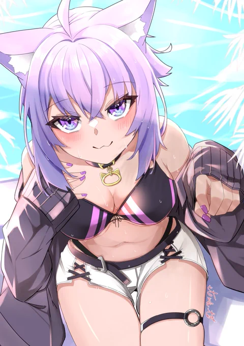 #気温が高いので気が早いが水着絵が見たい 