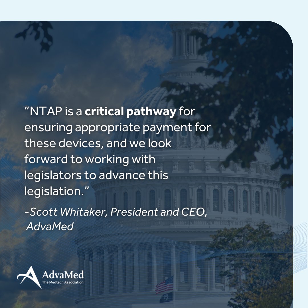 #NEWS: <a href="/RepMikeCarey/">Congressman Mike Carey</a> and <a href="/RepDannyDavis/">Rep. Danny K. Davis</a> introduced a bipartisan bill to expand access to FDA-approved breakthrough #medtech to Medicare beneficiaries through NTAP conditional approval policy. bit.ly/3Uen7cv