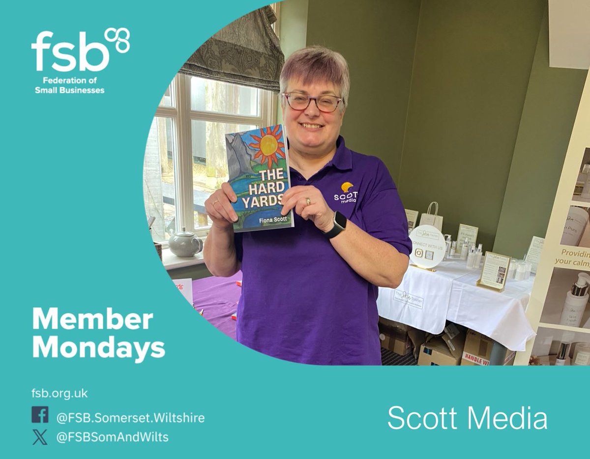 Fiona Scott from @theFionaScott is our featured #FSBmember this #MemberMonday. Award-winning, no-nonsense journalist, speaker, blogger, media consultant & TV producer/director. Fiona also has a new book The Hard Yards packed full of what she has learnt as an entrepreneur.