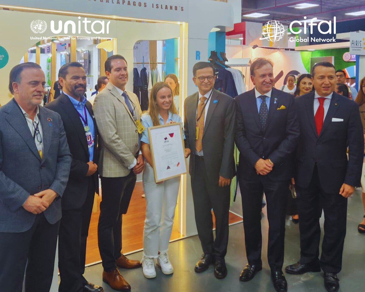 CifalGlobal's tweet photo. 📷 Some of the moments featured by Mr. @NikhilSethUN, United Nations Assistant Secretary-General and Executive Director of @UNITAR, during his participation in the Sustainability Summit in Quito. #CumbreDeSostenibilidad2024 #Quito #CIFALGlobalNetwork #UNITAR https://t.co/q07IU6c9o4