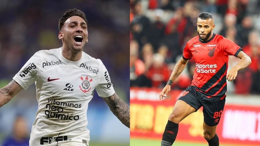 povotime1910's tweet photo. 🚨 | O Corinthians e o Athletico-PR avaliam a possibilidade de uma troca envolvendo o atacante Gustavo Silva e o meia Alex Santana.

O Furacão demonstrou interesse no camisa 19 do Timão recentemente e o meio-campista agrada ao Alvinegro Paulista, que busca reforçar o setor.

As conversas estão em fase inicial e ambos os lados estudam a possível troca.

🗞️ [@igesporte/@felipee_sil]
📸 [Reprodução]