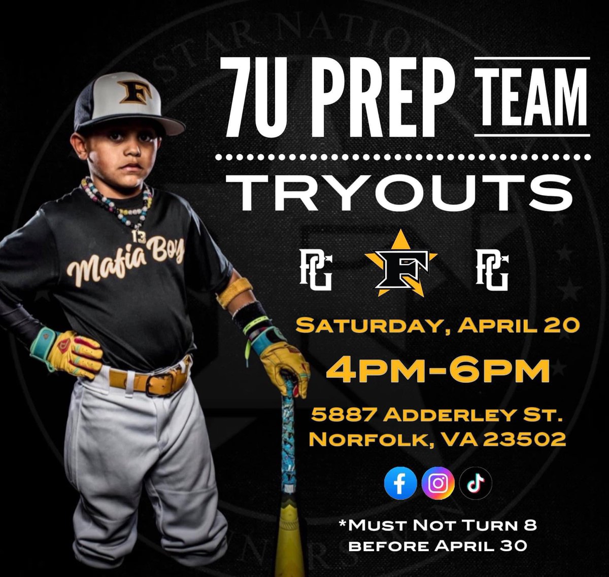 ⭐️7u Prep Team Tryouts⭐️are this Saturday at Hampton Roads Sports Academy!!! Looking to add 2-3 players to our Spring Roster ~ must not turn 8 before May 1st. 🔗Register today!!! 5starvirginia.leagueapps.com/events/4211619… For more information, visit our website at 5starnationalvb.com or