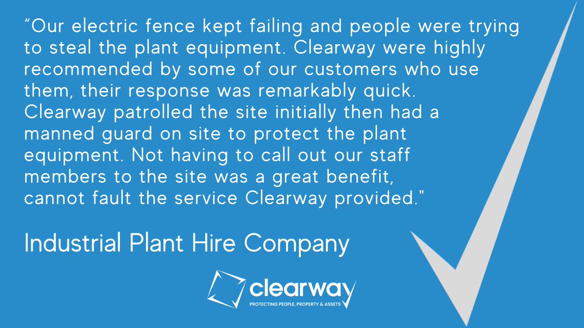 We take great pride in the services we provide, which is why we are always delighted to hear from our many happy customers. Find more client reviews here: ow.ly/o16v50ReT2v  #securityservices #sitesecurity