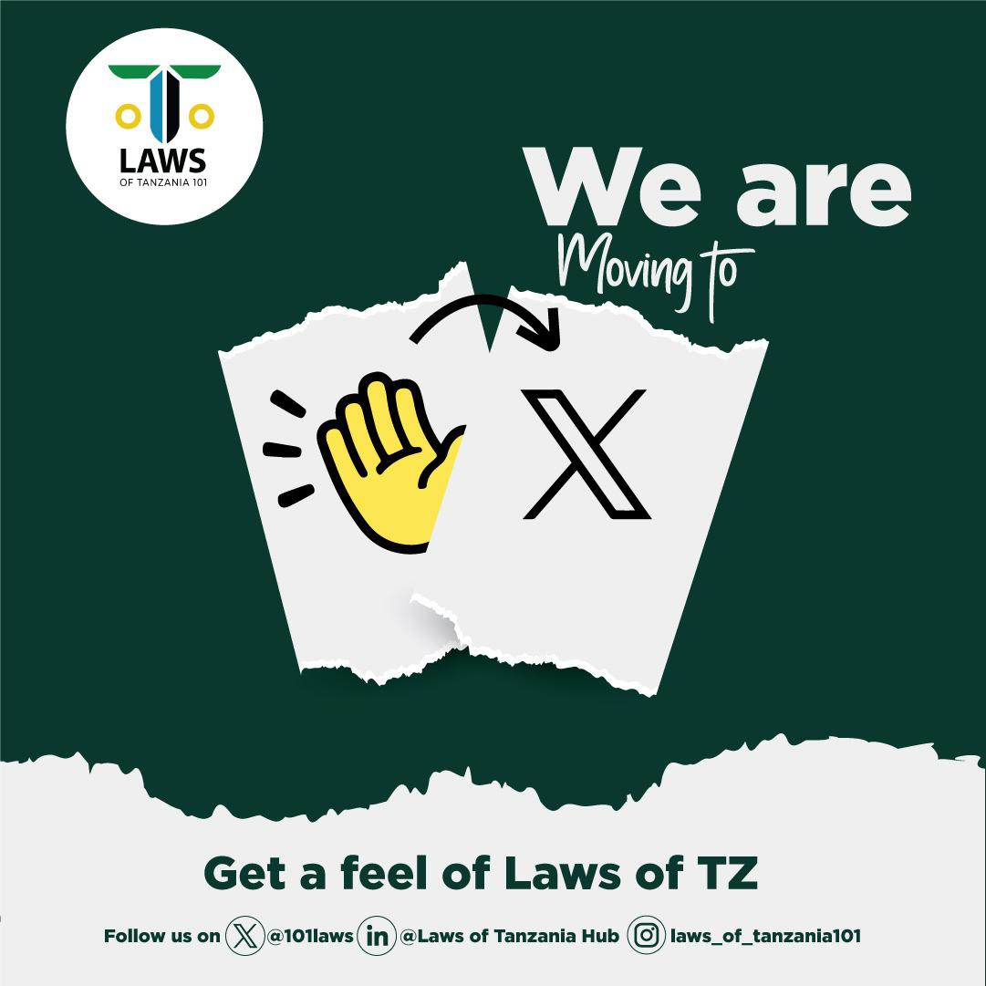 Hello members and friends of @101_laws, we are back for the 2024 season, and we will be conducting our sessions here on the @X platform. Please notify others so they can receive this good news, as our sessions will be kicking off soon! #Laws101