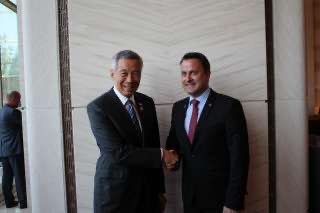 My dear friend @leehsienloong , it was a real pleasure to work with you and i wish that the relations between 🇱🇺 and 🇸🇬 with @LawrenceWongST will continue to be strengthened All the Best and Thank you. XB