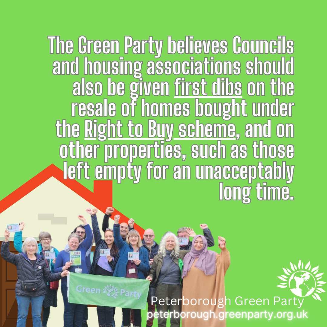 🏘️ PCC's #HousingStrategy has a policy of demanding 30% affordable housing from developers ..... but often this is NOT adhered to❗️
#Greenparty #HousingCrisis #MortgageCrisis #RentalCrisis #PCCelection2024 #LocalElections #Peterborough #CllrNicolaDay