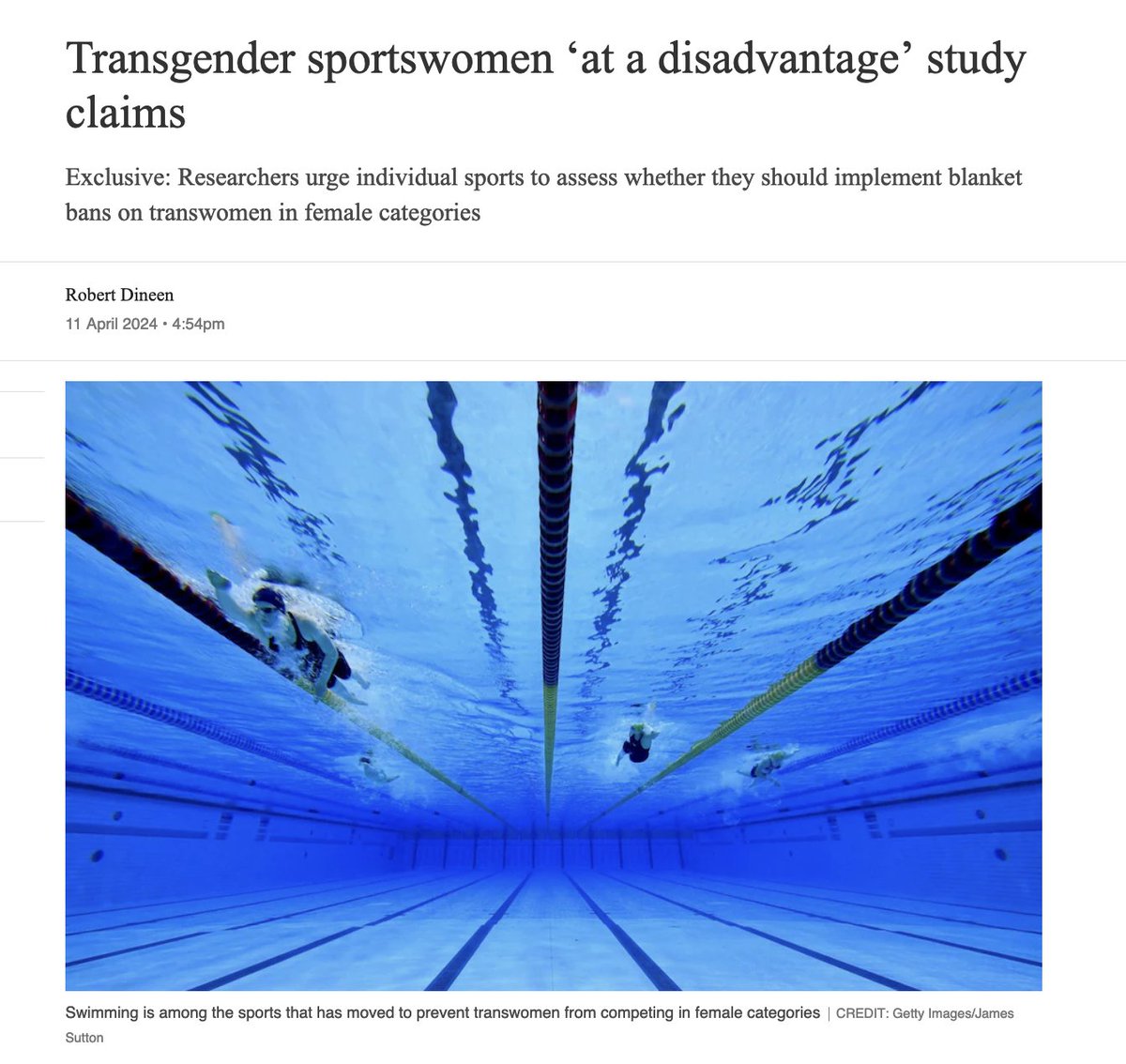 Authorities hold trans and intersex women to such unreasonably high standards that we're at a massive *dis*advantage in sports. No openly trans woman has won an Olympic medal and there are disproportionately fewer trans athletes in all major competitions.