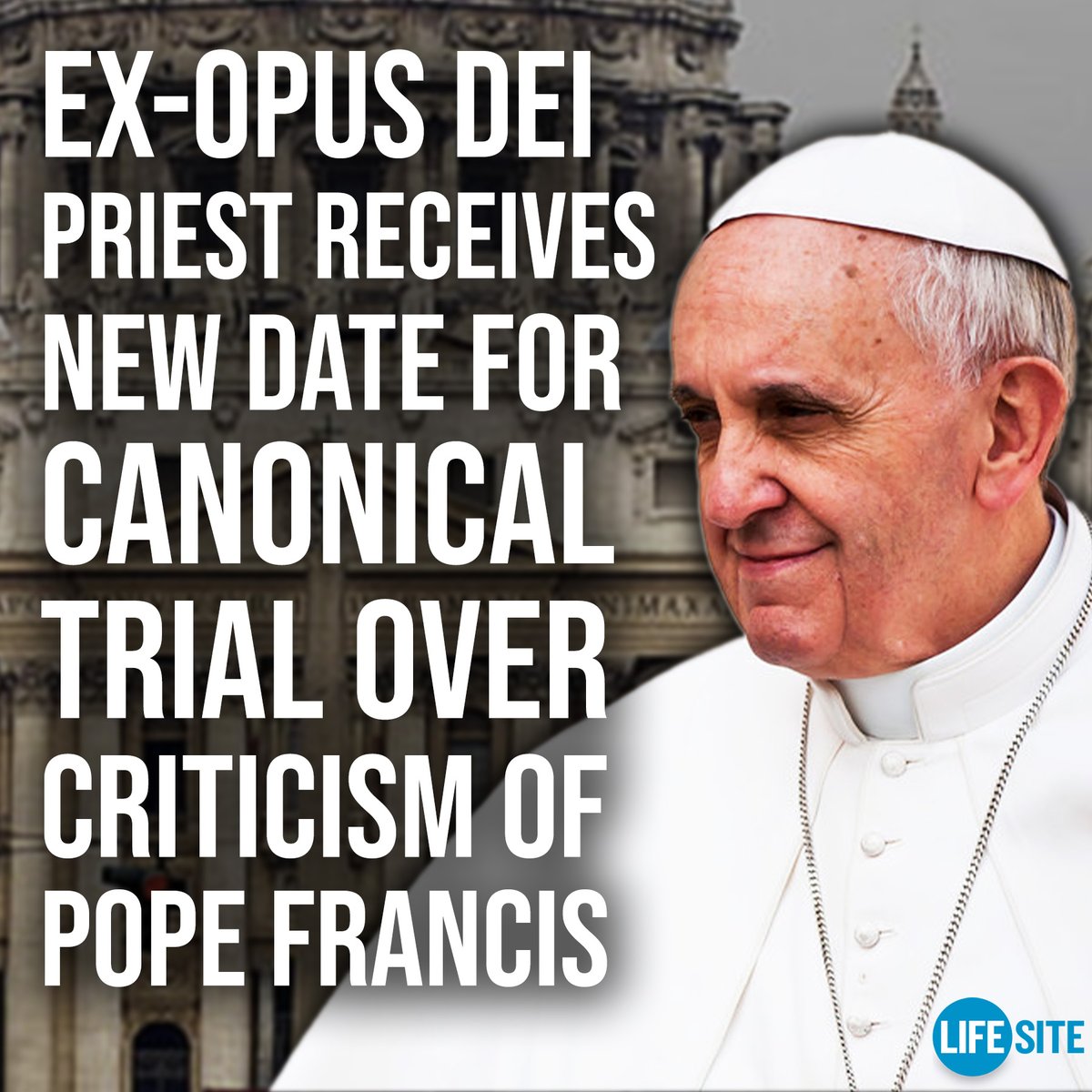 According to an email obtained by LifeSiteNews, Fr. @fatherjesusmary may be removed from the priesthood for having continued to point out @Pontifex’s theological novelties in public. MORE: lifesitenews.com/news/ex-opus-d… #PopeFrancis #CatholicTwitter #CatholicChurch #Vatican