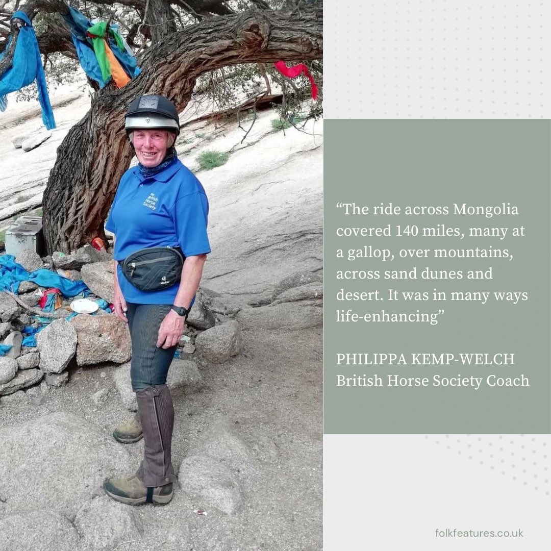 ⭐️ Read about Philippa’s epic equestrian adventure, ahead of a @BritishHorse Society talk and screening of All the Wild Horses at @SPILL_Festival Think Tank: folkfeatures.co.uk/a-life-long-eq… #ipswich #suffolk #folkfeatures