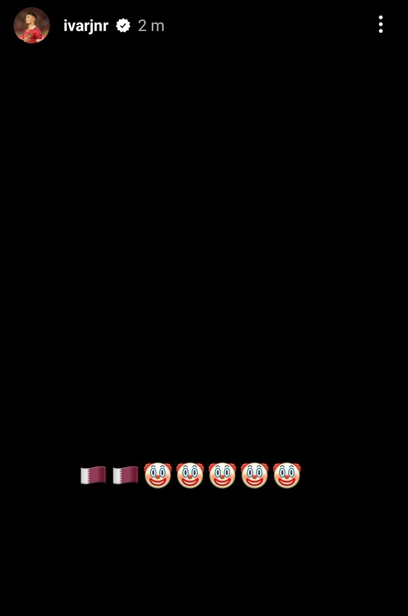idextratime's tweet photo. 🚨 BREAKING: Ivar Jenner langsung upload story di Instagram pasca terkena kartu merah. 👀 https://t.co/dDHQbbkAIc