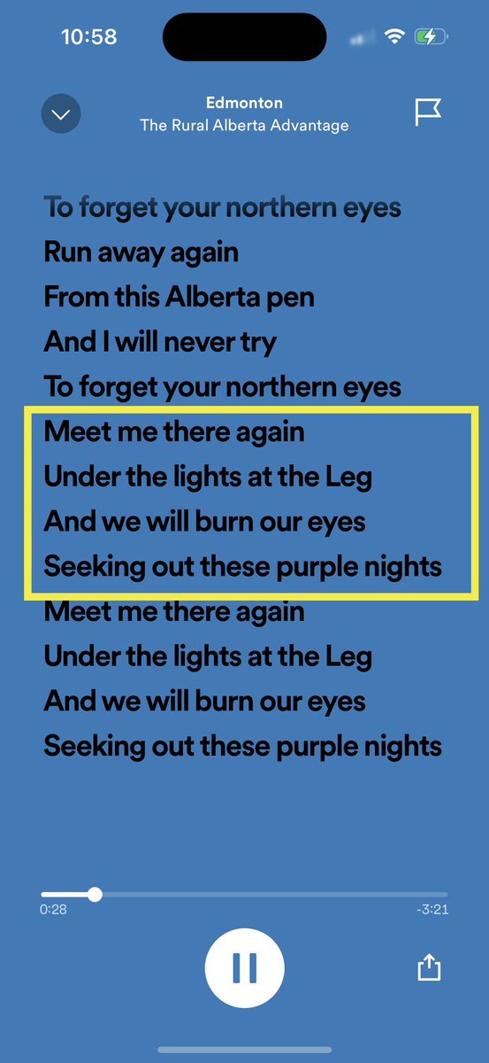 @cspotweet The Rural Alberta Advantage makes reference to it in the song Edmonton for their iconic album Hometowns. 
@ruralalberta
