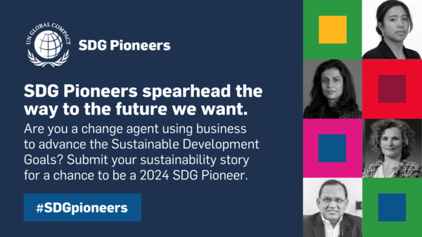 📣Calling all changemakers! SDG Pioneers are professionals who utilize business as a positive force to advance the #SDGs & the #TenPrinciples of the UN @globalcompact Apply today: unglobalcompact.org/sdgs/sdgpionee… #GCN_Ghana #CorporateSustainability #TenPrinciples