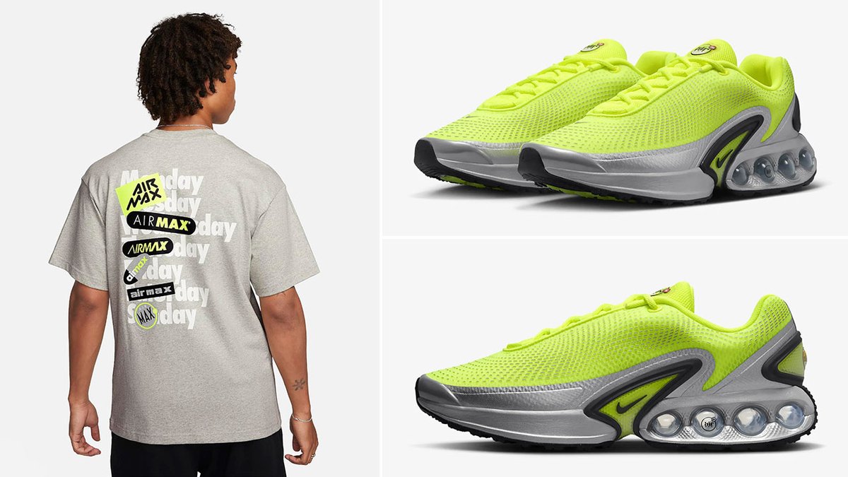 Nike Air Max DN “Volt” x Nike Sportswear “Everyday is Air Max Day” T-Shirt: sneakerfits.com/nike-air-max-d…