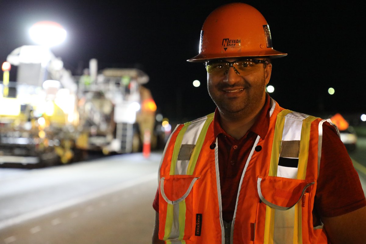 We work here! 👷‍♀️👷‍♂️ There were 148 work zone crashes in Washoe County during a recent one-year period. This National Work Zone Awareness Week and every day, DRIVE SLOWLY AND SAFELY through road work zones. #NWZAW #Orange4Safety