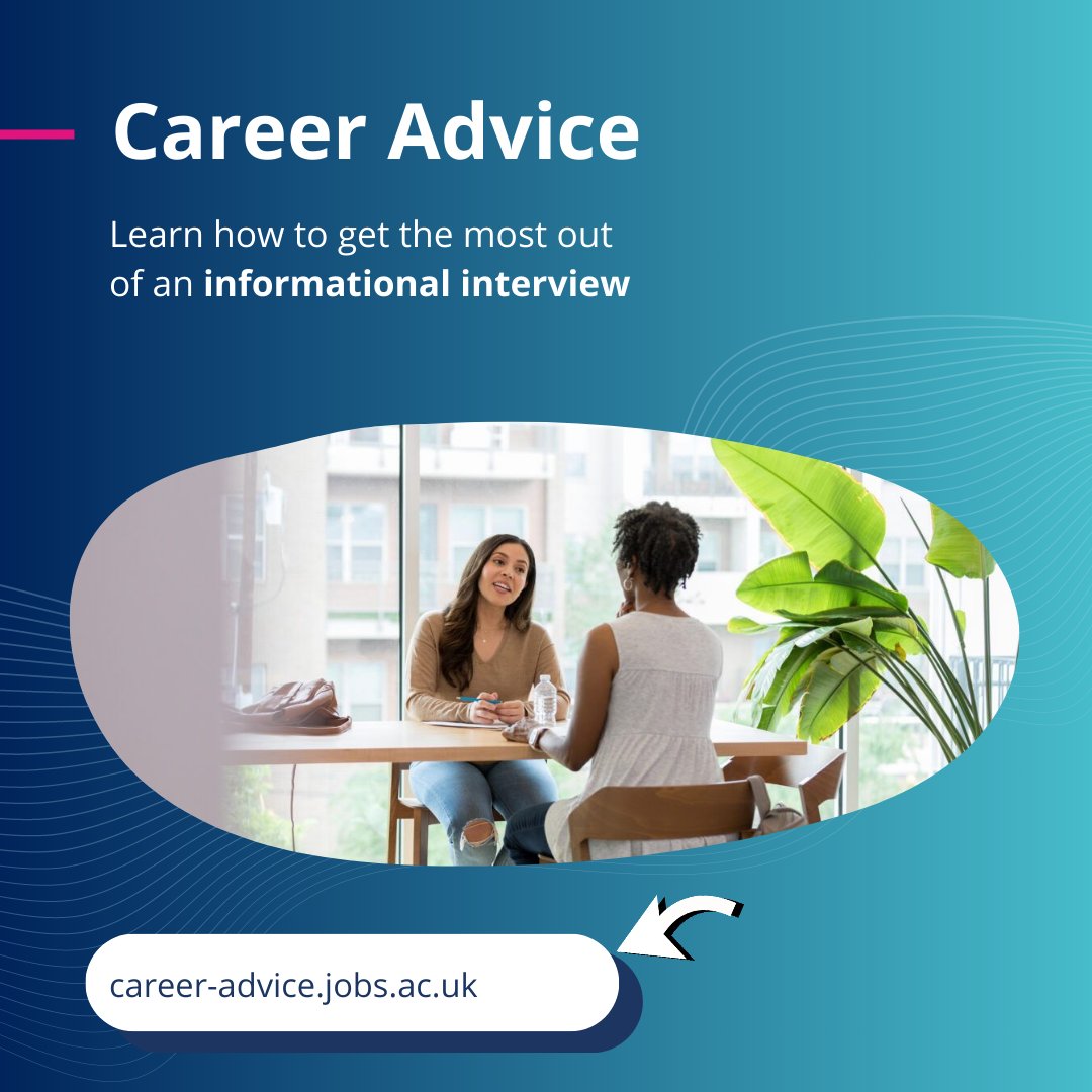 An informational interview is simpler than a traditional #interview as it is usually a question-and-answer style conversation for someone to learn more about a #career or industry. Find out how to get the most out of an informational interview:  career-advice.jobs.ac.uk/career-develop…