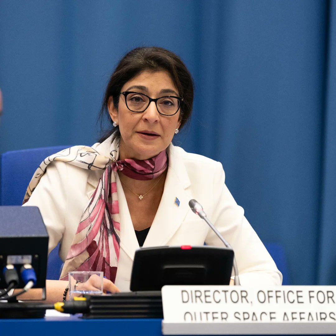 🇺🇳 United Nations Office for Outer Space Affairs (UNOOSA) Director Aarti Holla-Maini delivered her remarks to COPUOS, highlighting achievements over the last year: 

1️⃣7️⃣ States have received #SpaceLaw technical advisory services through the Space Law for New Space Actors project