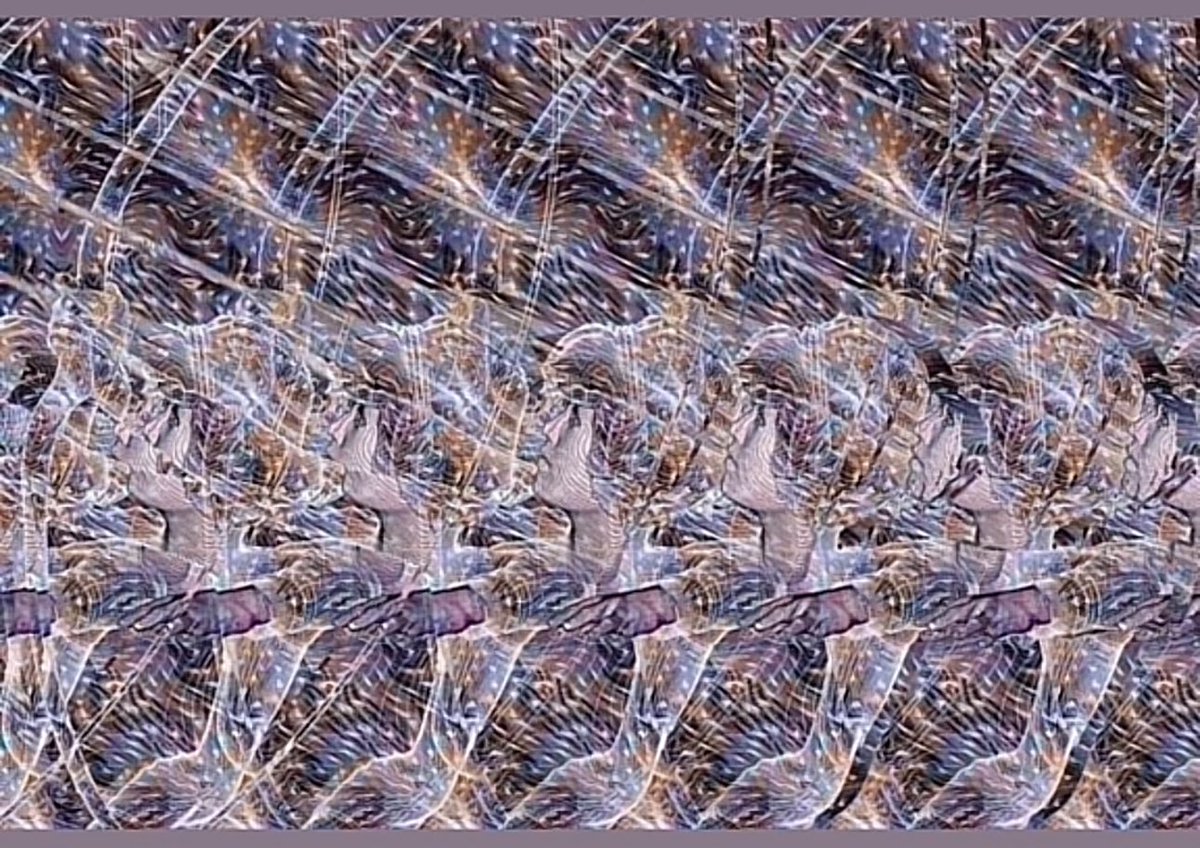 Here is tonight’s #3d #stereogram #magiceye . What do you see ? Who will be #firstin and in the #topten . Let’s see your answers #MondayFunday #monday