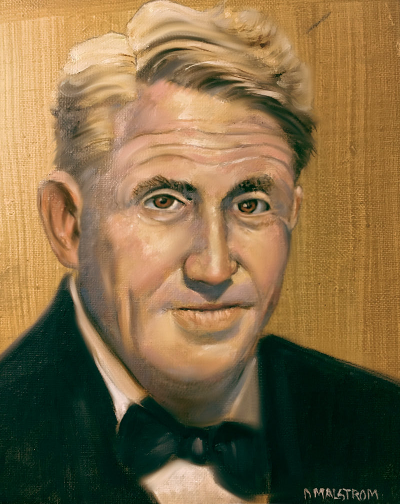 Oil study of a great actor from years gone by #Spencertracy #hollywoodart #portraits #oilpainting #movieart