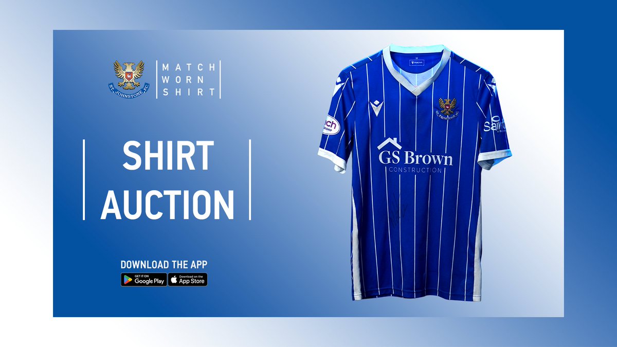 👕l We are delighted to announce that our Community Day @MatchWornShirt auction is now live!! Get your hands on signed, match worn @StJohnstone memorabilia! All proceeds will go back into our projects. ⚠️ Deadline - Saturday, 27th April, 2pm ⚠️ Bid 👇 bit.ly/SITCAuction