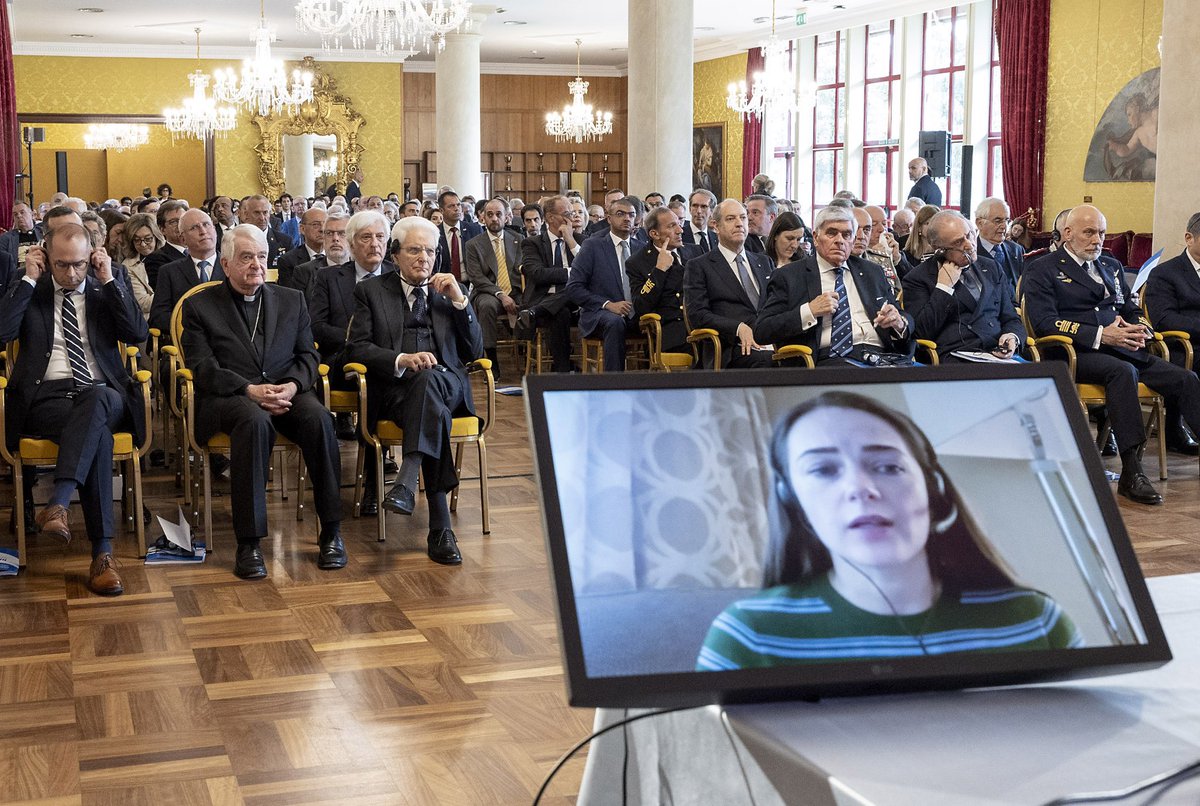 Quirinale's tweet photo. Il Presidente #Mattarella è intervenuto durante la conferenza “#NATOat75: Shaping a New Transatlantic Agenda, Security and Peace at a Time of Global Transformations for the Future”

Il video dell’intervento: https://t.co/PvWThEzKXY https://t.co/vKKqoJjKlz