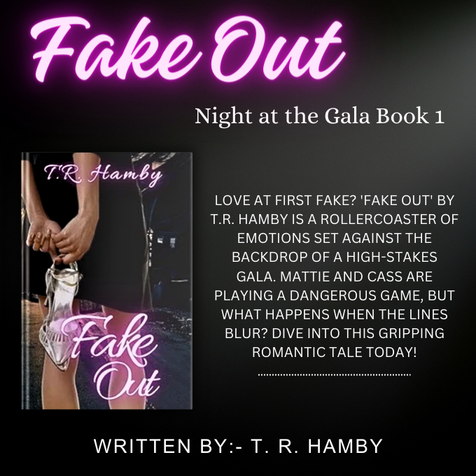 With $10,000 on the line, Cass agrees to be Mattie's fake girlfriend for a night in 'Fake Out.' But what happens when the charade becomes more than just a game? #Romance #FakeRelationship #DramaAndDesire @TRHamby1 mybook.to/FakeOutBook1