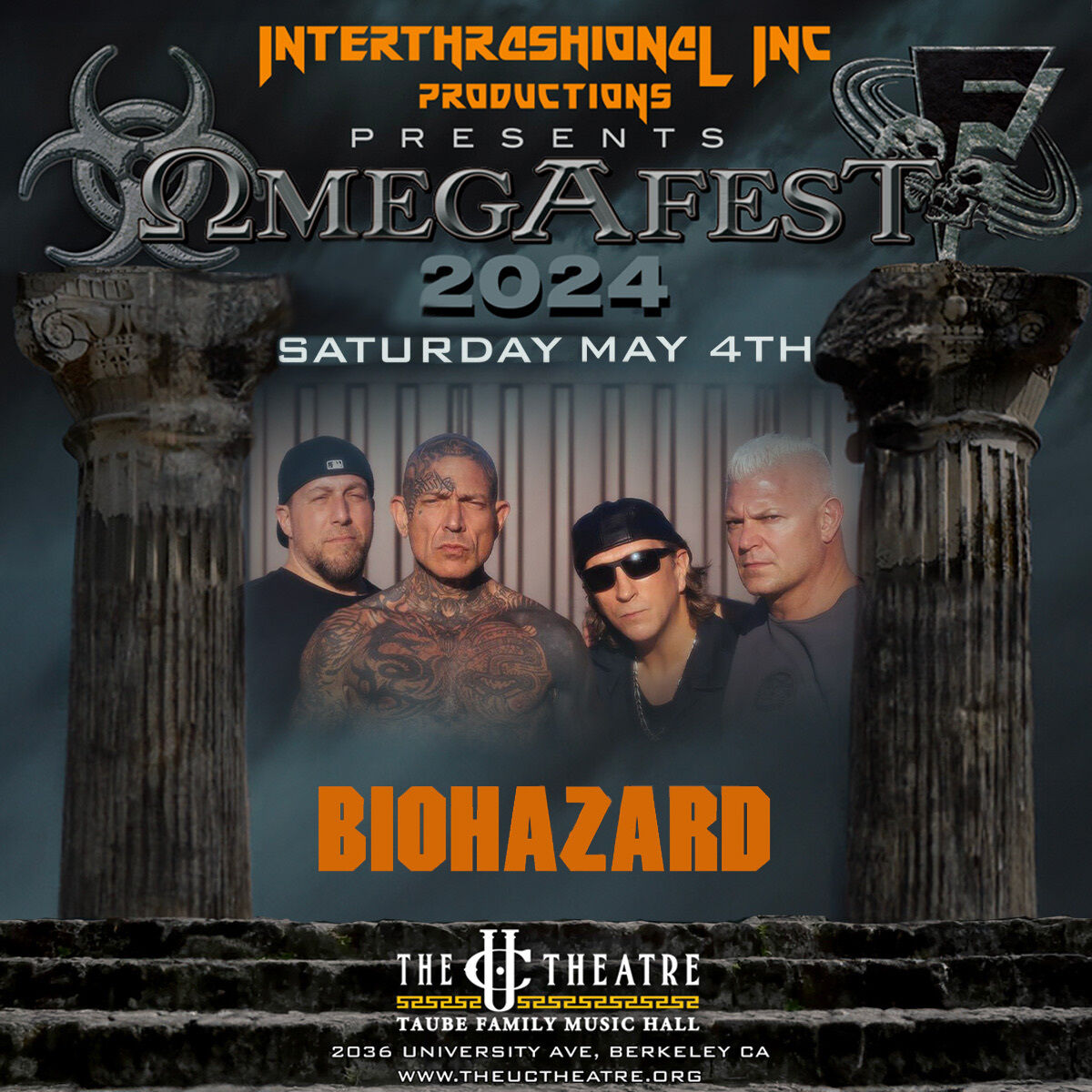 OmegAfest Berkeley, CA May 4th, BIOHAZARD’s first show in NorCal in YEARS! Get your tix at etix.com/ticket/p/95832…

#bravewords #bravewordsrecords #metal #heavymetal #hardrock #wheremetallives #80smetal #80srock #melodicrock #classicmetal #bravewordsradio #metalradio