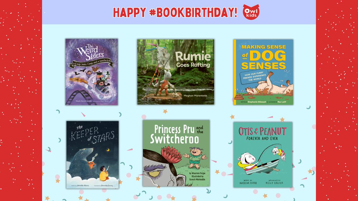 Happy #BookBirthday to our APRIL books! 🎉 🎉🎉 Congratulations to all of our talented creators! We are so happy to announce #PubDay for our incredible list of Spring books!! All titles are available at Owlkidsbooks.com 🎉🎉🎉 #NewBooks #KidsBooks #PictureBooks