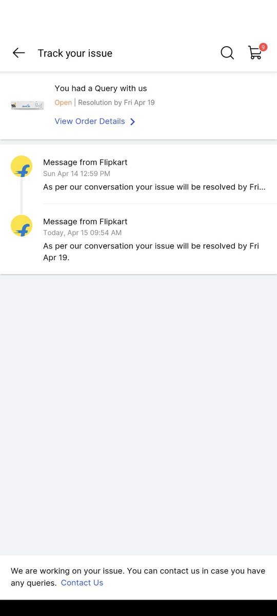 joyrij's tweet photo. Another day passed, and I cannot see any resolution to my issue. The courier was supposed to reach me on 9th..third ticket raised and third TAT shared. 

I am sick of asking them to call the registered number before closing the ticket, but they would call the address mobile only https://t.co/Z5GyUzOKuA