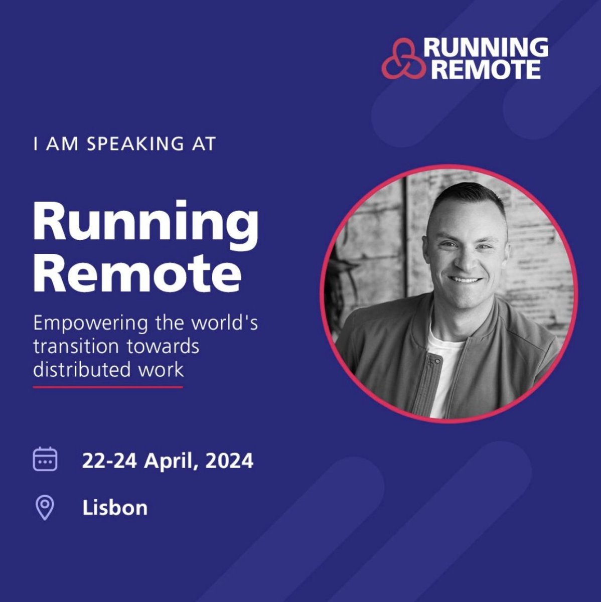 Next week, our Managing Director, Justin Harlan, is speaking at the @RunningRemote conference in Lisbon, Portugal! If you'll be in Lisbon, be sure to catch Justin on the Deep Dive stage as he shares how we've developed the most successful relocation program in the world. 🌏