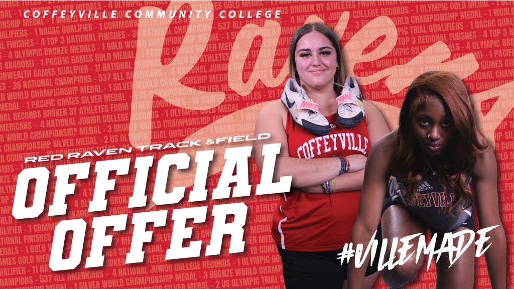 I am blessed to have received my 3rd official offer to continue my athletic and athletic career at Coffeyville College @CvilleTrackXC Thank you @CoachprofessorX for this opportunity. ✝️ #AGTG #BlessedAndGrateful @BelairTrack @DavisKl15