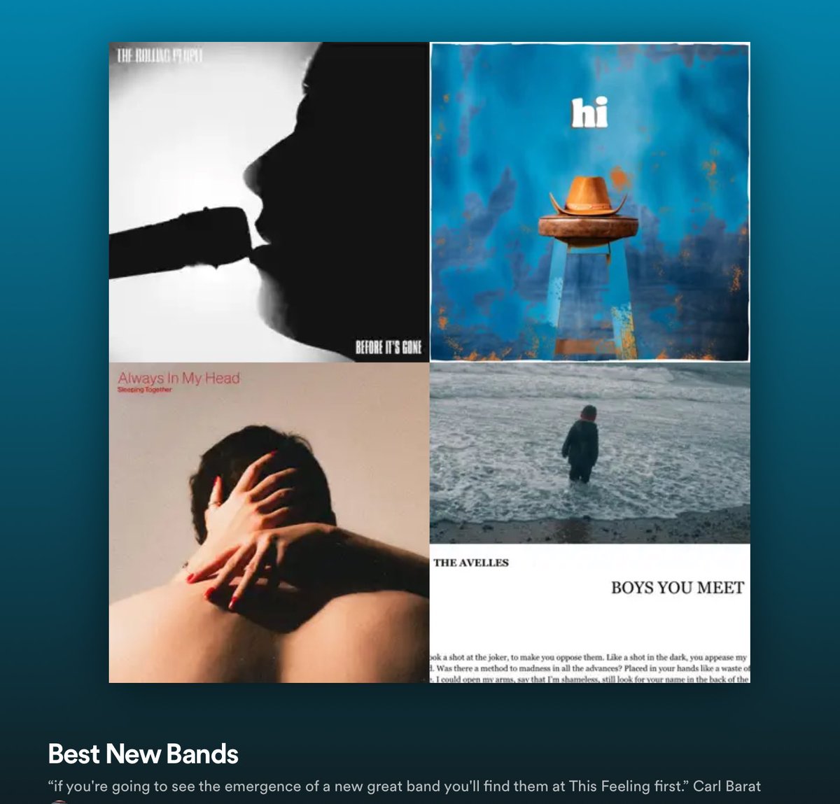 Best New Bands playlist adds 15/2024 🎸🔥 @TRPofficial @88milesband @SleepinTogether @theavelles @STONELIVERPOOL @Corellamusic @abbieizzard @_commongoldfish @MothersUgly @AutomotionBand @seagoth_mp3 @thevoydofficial @soulloveband_ @TheOuters @GOSofficial_